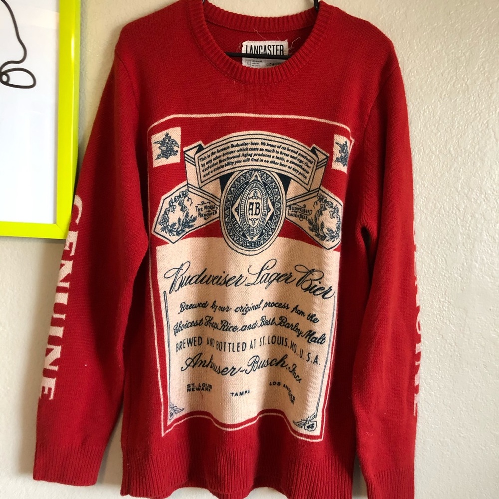 Lancaster Budweiser sweater